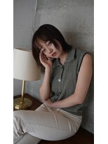 タップコーヴォ(TAP covo) 金沢美容室/TAP covo/タップ/金沢駅近く/ボブ/切りっぱなし