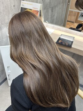 アリアバイエクラート 新宿南口店(ARiA by ECLART) キャメルベージュ/ベージュ/ダブルカラー