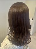 Aラインカット×ナチュラルブラウン