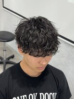 ウノ(U.No.)&nbsp;波巻きパーマ/メンズショート