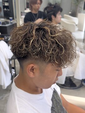 エデアンホンテン メンズサロン(EDEAN 本店 (旧:EDEAN 上通)) 熊本メンズカット MEN'S HAIR スペインカール メッシュ