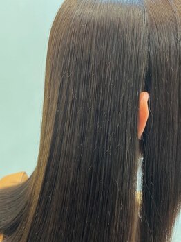 ニコ(NICO)の写真/一人ひとりに合わせたオーダーメイドの髪質改善◇自然なサラサラストレートで扱いやすく手入れも簡単に♪
