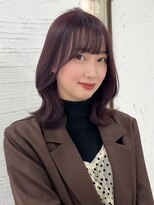 シーン(scene)&nbsp;ダブルカラー×ピンクラベンダー×ミディアムレイヤー【広島】