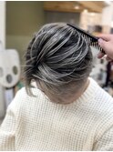 バレイヤージュ20代30代40代◎シャドールーツフェザーパーマ