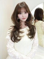 エレリー 名駅(EleRe)&nbsp;ハッシュカット/レイヤーカット/オリーブベージュ/韓国ヘア