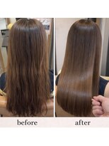 ソア 武蔵小杉(SOAR)&nbsp;前髪アンブレラカラーでピンクベージュにイメチェン