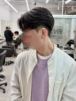 フェノメノン 日進梅森台店(PHENOMENON) メンズカット/センターパート/ナチュラル/刈り上げ