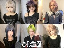 オルン(ORGN.)の雰囲気（個性溢れるブリーチデザインカラー）