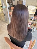 ユイマァル 岡山(YUIMARL) 透明感ラベンダーブラウン 髪質改善トリートメント