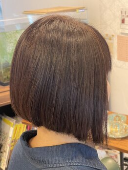 彩の写真/【高知/高須】隠れ家で優しく染める◎白髪でお悩みの女性を輝かせるノンジアミンカラー。