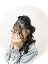 ルート(Ru-t)&nbsp;★夜限定メニュー★「￥1500ヘアセット」19.高めハーフアップ