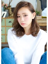 アズーア ヘアーアンドスパ(azure hair&spa)&nbsp;かきあげ　ふんわりパーマスタイル　　【横浜駅】