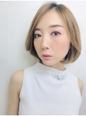 アッシュベージュボブ【RENJISHI】