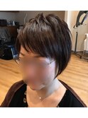 動きショートボブ