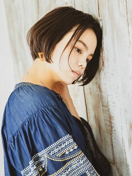 ルーチェ 溝の口(Luce) 大人かわいい 小顔黒髪ボブ