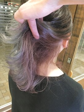 ヘア ライフ セリス(hair life Celis) ブルーアッシュグレー&ラベンダーピンク