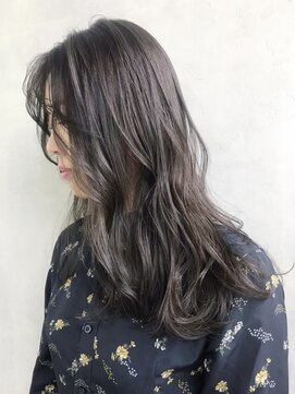 アイティー バイ アルバム 中野店(IT by ALBUM) ダークアッシュ_ローライトスリークボブ厚めバング_ba287421