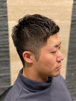 プレミアムバーバー 目黒店(PREMIUM BARBER produce by HIRO GINZA) サイドグラデーションパーマスタイル