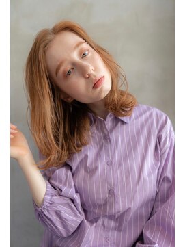 オースティン 門前仲町(AUSTIN) 前髪かき上げイメチェンイヤリングカラーラベンダーカラーくびれ