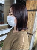 【まるやま】外ハネボブ/暗めカラーデザインカラー