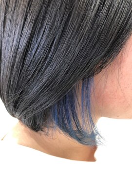 ルシエル バイ カトレアグループ(Le Ciel) イヤリングカラーでボブにもオリジナリティを！