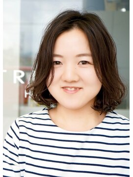 トランクヘアデザイン(TRUNK Hair Design) 【TRUNK Hair Design 西本】無造作なカジュアルBOB