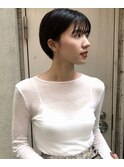 ＊小顔ショート グラデーションカット 辻幸奈