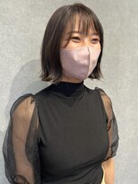 天神/大名/ボブ/大人ボブ/ダークベージュ/暗くても透ける