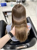 【髪質改善縮毛矯正+treatment税込¥22000】髪質改善縮毛矯正