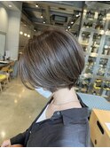 20代30代40代大人クールアッシュくびれショート透明感
