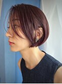 ミニボブ×ダークパープル【担当　ジン　トモヒト】