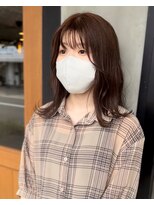 ラッキーヘア 加古川(Lucky Hair)&nbsp;透け感バングで愛されセミディ【シン】