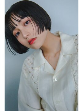 ルス 立川(LUZ) 【LUZ立川】艶髪ブラック＋ぱっつんボブ★New Open