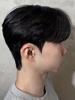 ノラ ヘアーサロン(NORA HAIR SALON) 韓国シースルーマッシュ黒髪マッシュカルマパーマダウンパーマ