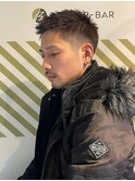 伸ばしかけでもスマートにかっこいいおしゃれボウズ×カラー#1