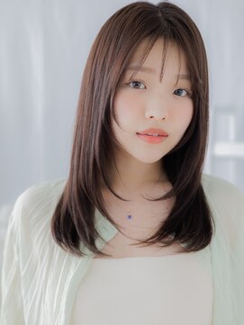 モッズヘア 越谷(mod's hair) シースルーバングウルフミディアムレイヤーa越谷20代30代40代