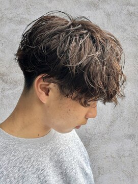 アノ 別府店(Ano.) 大分シャドウパーマメンズマッシュ波巻きパーマ