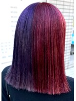 ルルバイアズール 草加店(LULU by azule)&nbsp;ツートンカラー,パープル,ピンク,ダブルカラー【草加】