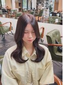 色気のある韓国ヘア【和歌山美容室】レイヤーカット