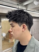 ニコ トウキョウ ロジック(nico TOKYO Logic)&nbsp;刈り上げアップバングスパイキーショートパーマスパイラルパーマ