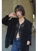 ◎レイヤーボブレイヤーカットボブウルフカット外ハネボブ