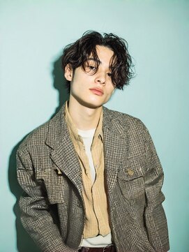 プラス ファースト ヘア(Plus 1st) メンズ×大人センターパート