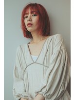 ジル 天神 福岡大名(ZEAL)&nbsp;【ZEAL天神】大人ボブ＋チェリーレッド★New Open