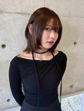 ユイマァル 岡山店(YUIMARL) ウルフレイヤー20代30代40代ブリーチなしダブルカラーピンク