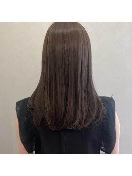 アンドワン 自由が丘(＆ONE) 【&ONE 自由が丘】グレージュカラー　×　レイヤースタイル