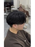 毛流れセンターパート
