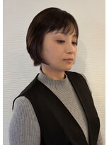 ボンド(hair salon bonD)&nbsp;レイヤーハンサムショート（前髪あり）