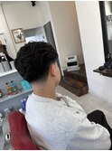 ナチュラルパーマ　テーパーフェード