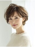 40代50代60代 くびれシルエットショート