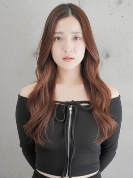 ニューヨークニューヨーク 垂水店(NYNY) 韓国風xシースルーバングxエギョモリxタンバルモリxレイヤー